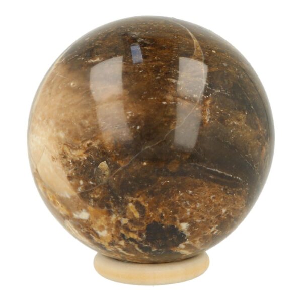 Lekkere frisse zwarte opaal bol met diameter van 84mm