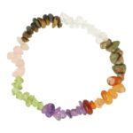 Chakra armband in split uitvoering met de 7 chakra kleuren