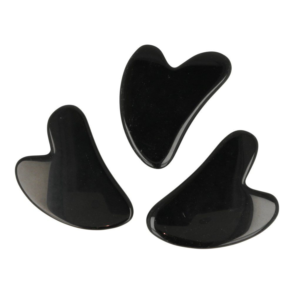 Zwarte obsidiaan Gua Sha