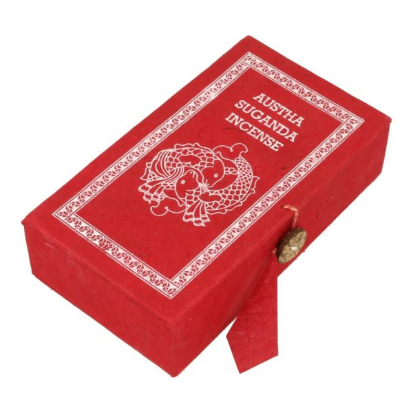 Fraaie geschenkverpakking met austha Suganda wierook stokjes uit Nepal