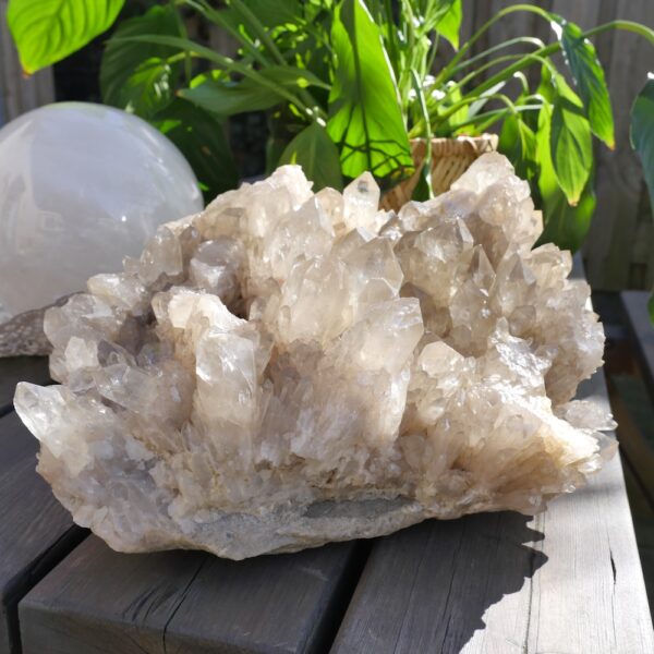 Bergkristal cluster XL uit Congo van 20 x 30cm en meer dan 10kg