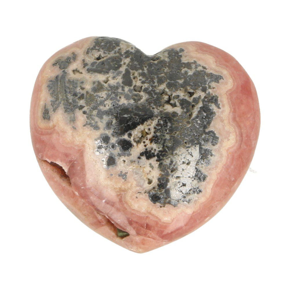 A-kwaliteit rhodochrosiet hart van 4cm breed - achterzijde