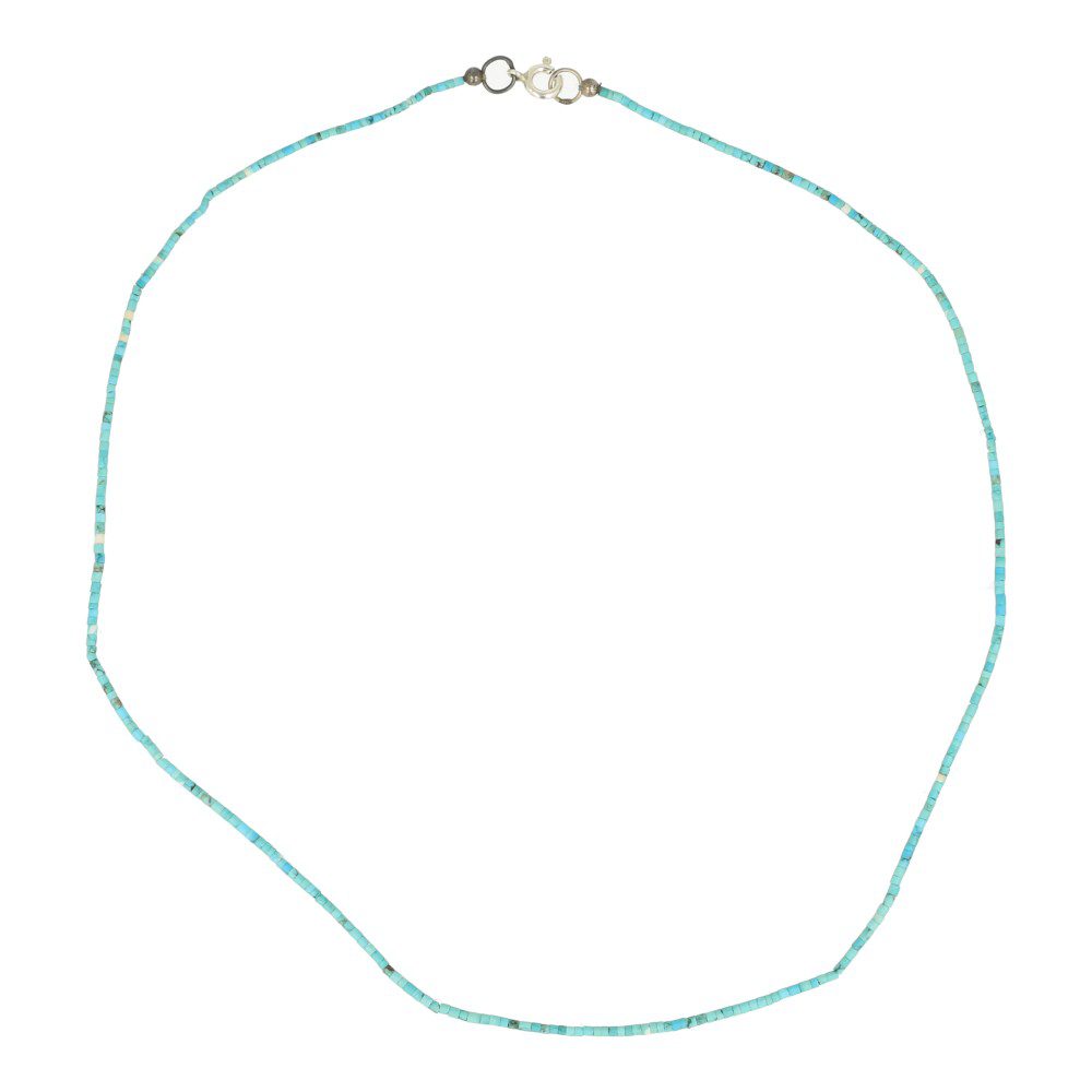Turquoise ketting 1,5mm