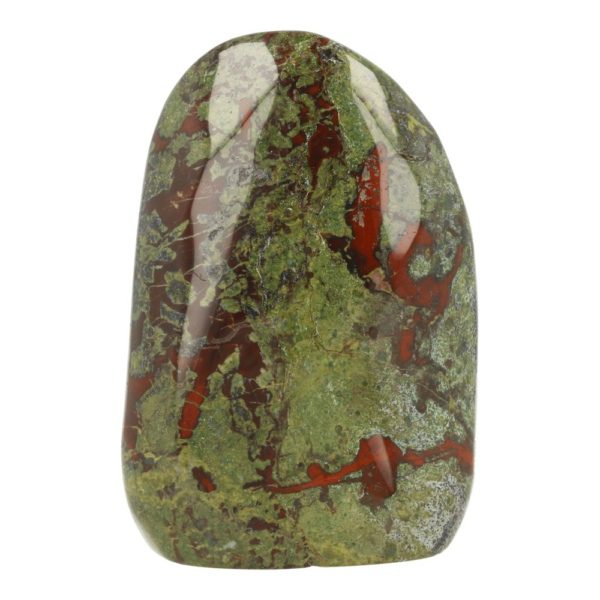Fraaie A-kwaliteit drakenbloed steen gepolijste vorm van 113mm hoog
