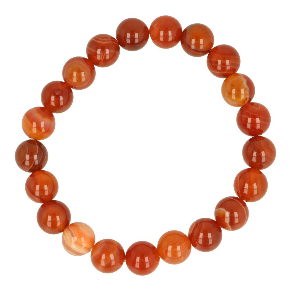 Carneool herenarmband 10mm