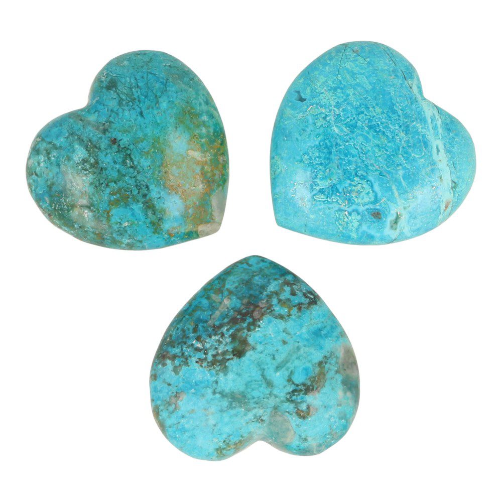 Chrysocolla hart 3cm