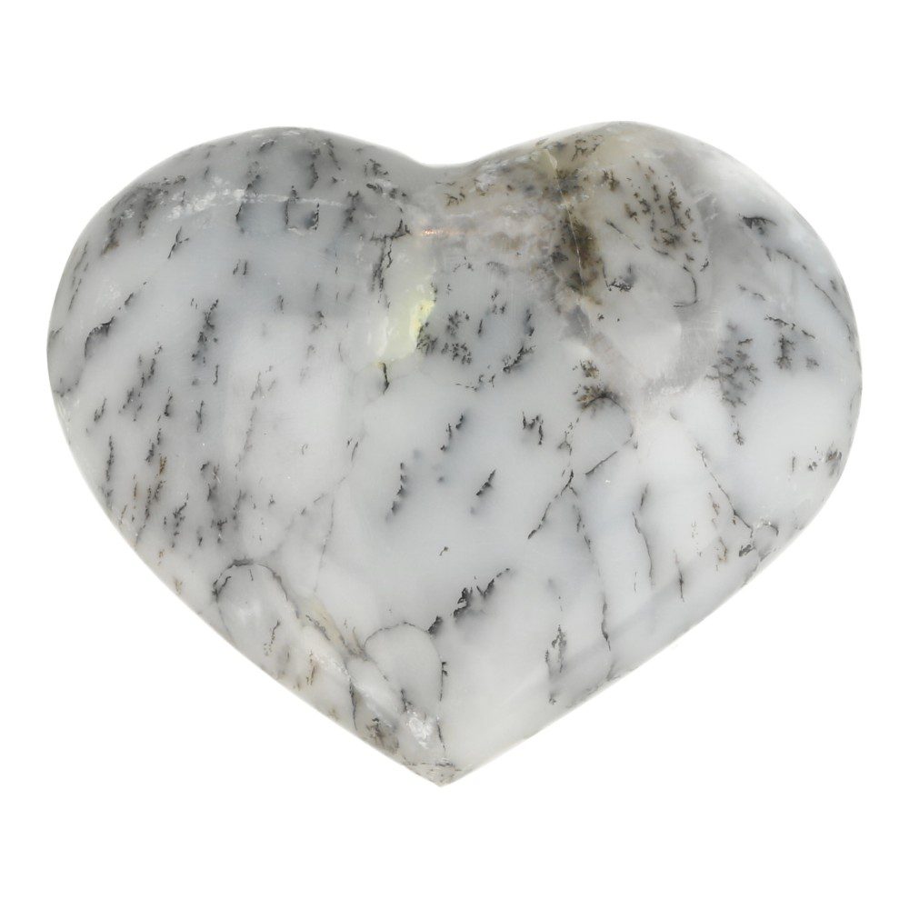 Dendriet opaal hart 71mm