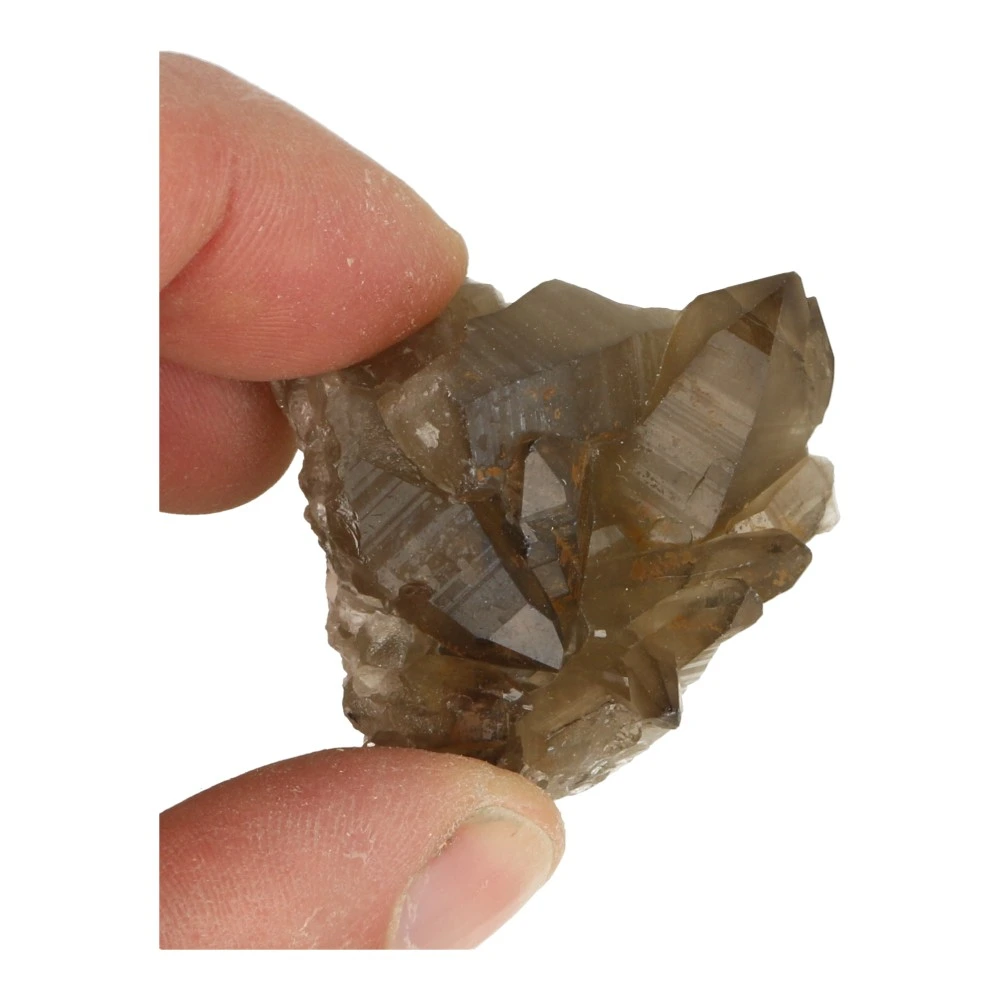 Fraaie rookkwarts punten en clusters van 3-6cm lang uit Erongo, Namibië - voorbeeld 2