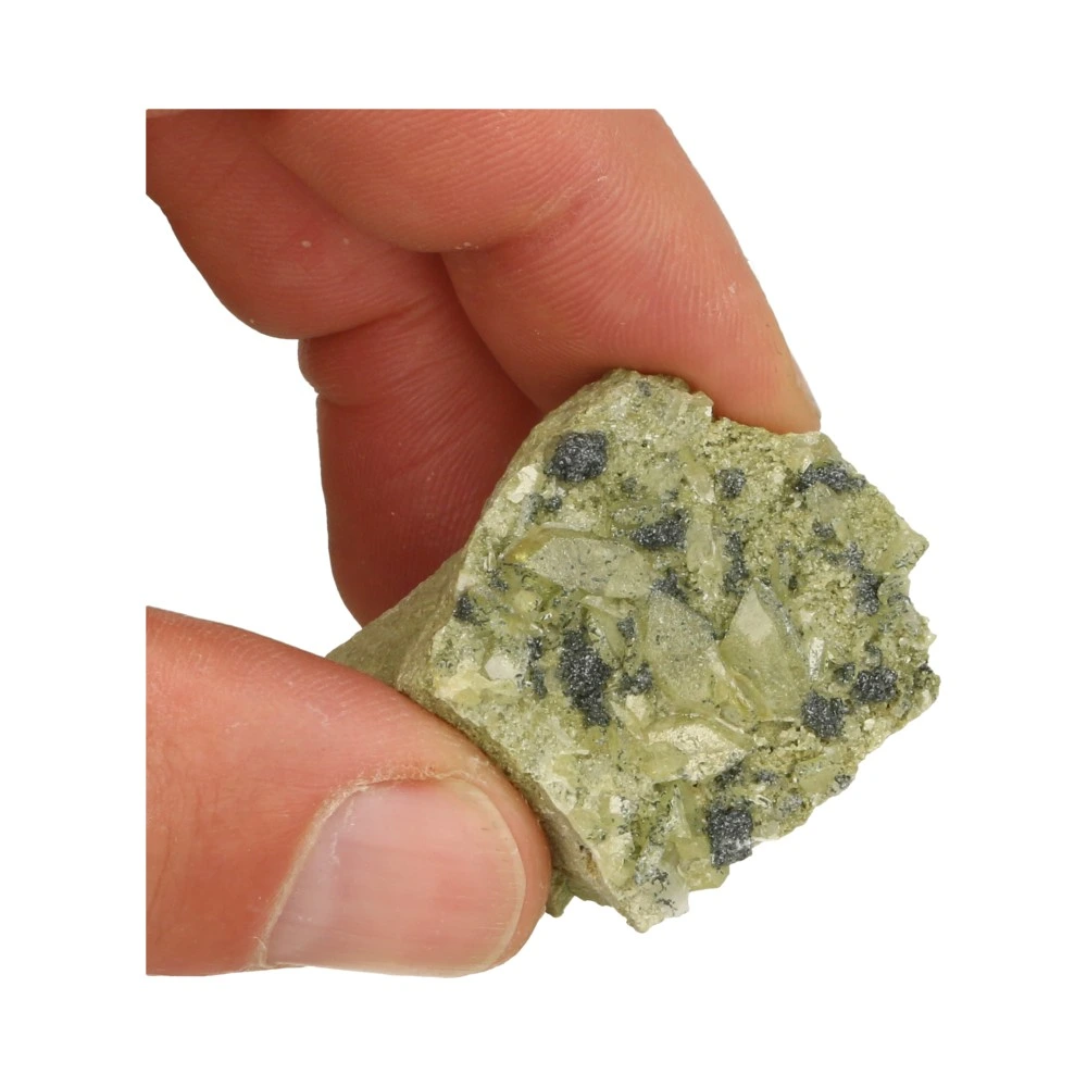 Sfeen kristal cluster nr5 van 3 x 3cm net mooie kristallen - in hand