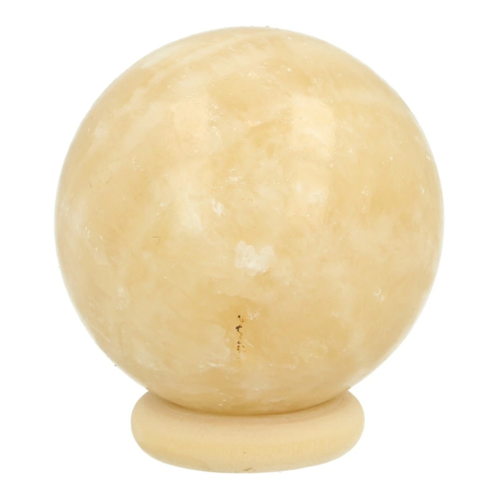 Gele calciet bol 4cm