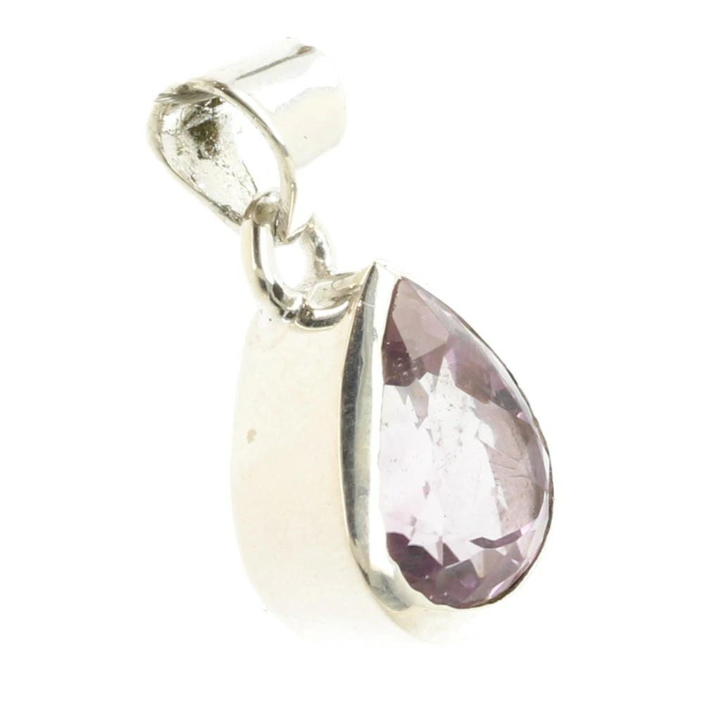 Amethist hanger in zilver AM14 facetgeslepen