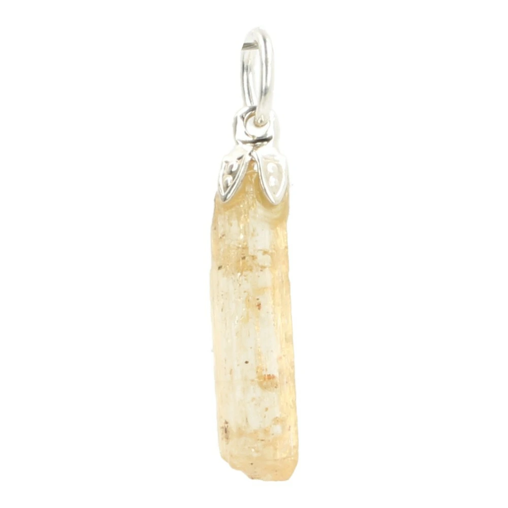 Goudtopaas hanger met oogje