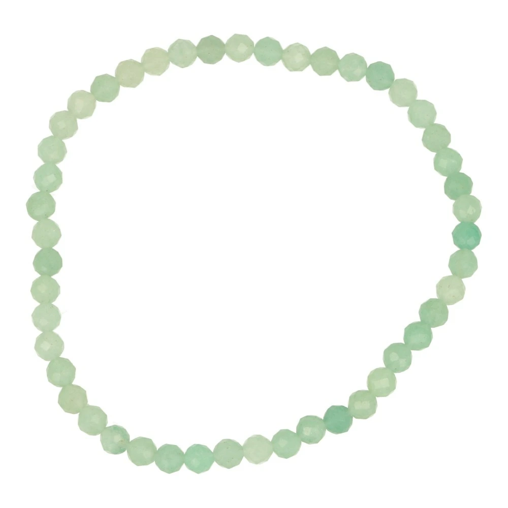 Groene aventurijn armband 4mm facetgeslepen