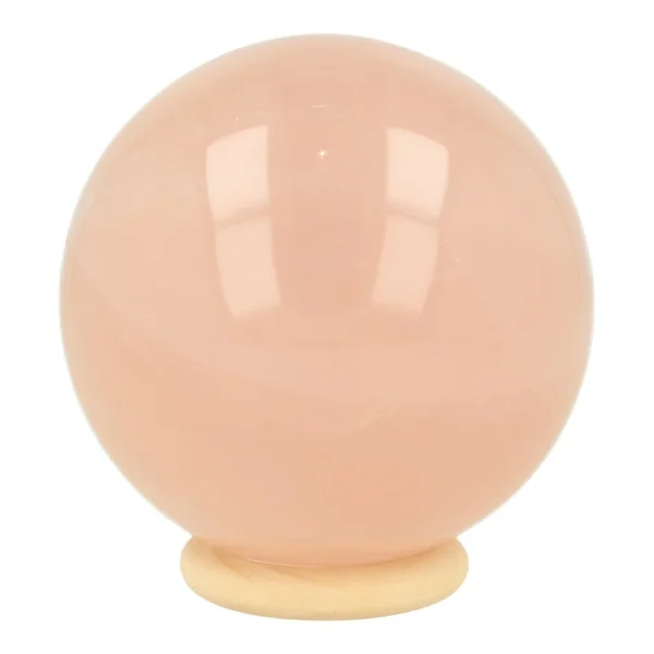 Mooie kwaliteit rozenkwarts bol van 72mm diameter