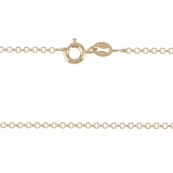 Fraaie gold-filled ketting van 45 of 50cm