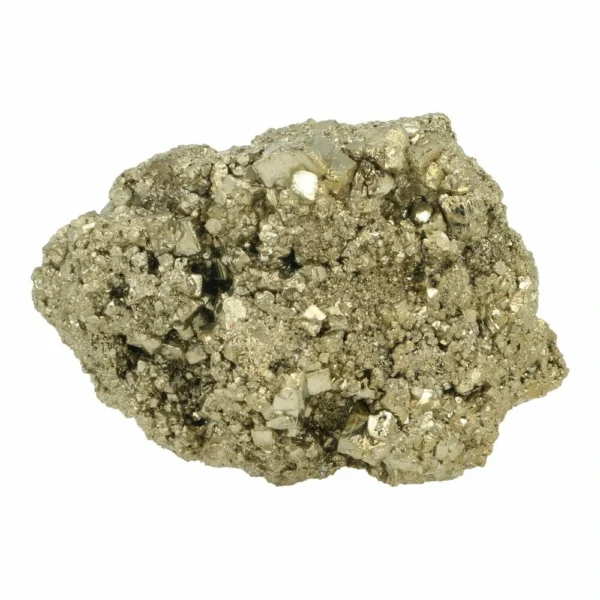 Fraai stuk pyriet ruw F uit Peru van ruim 8cm lang