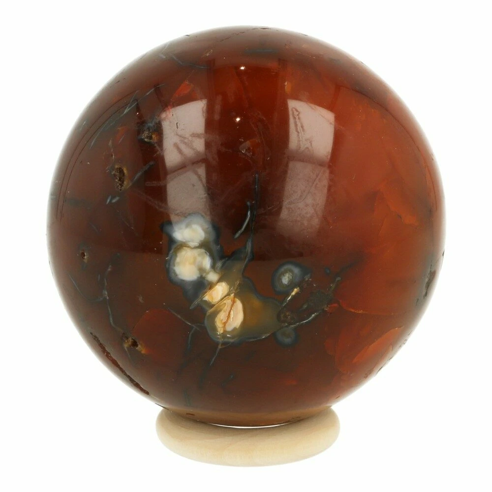 Carneool bol 62mm 'nr2'