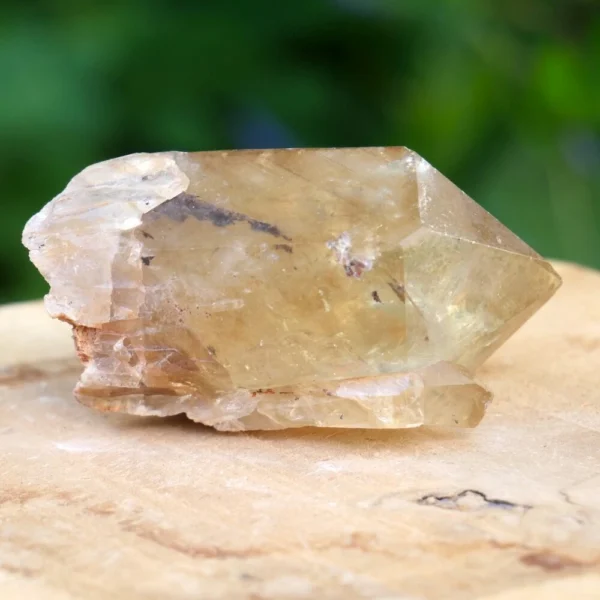 Fraaie natuurlijke citrien punt nr20 uit Congo