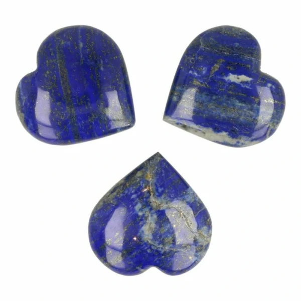 Mooie lapis lazuli harten van 5,5-6cm beed