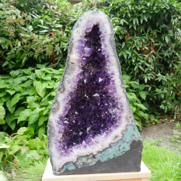 A-kwaliteit amethist geode van maar liefst 34,5kg uit Brazilië