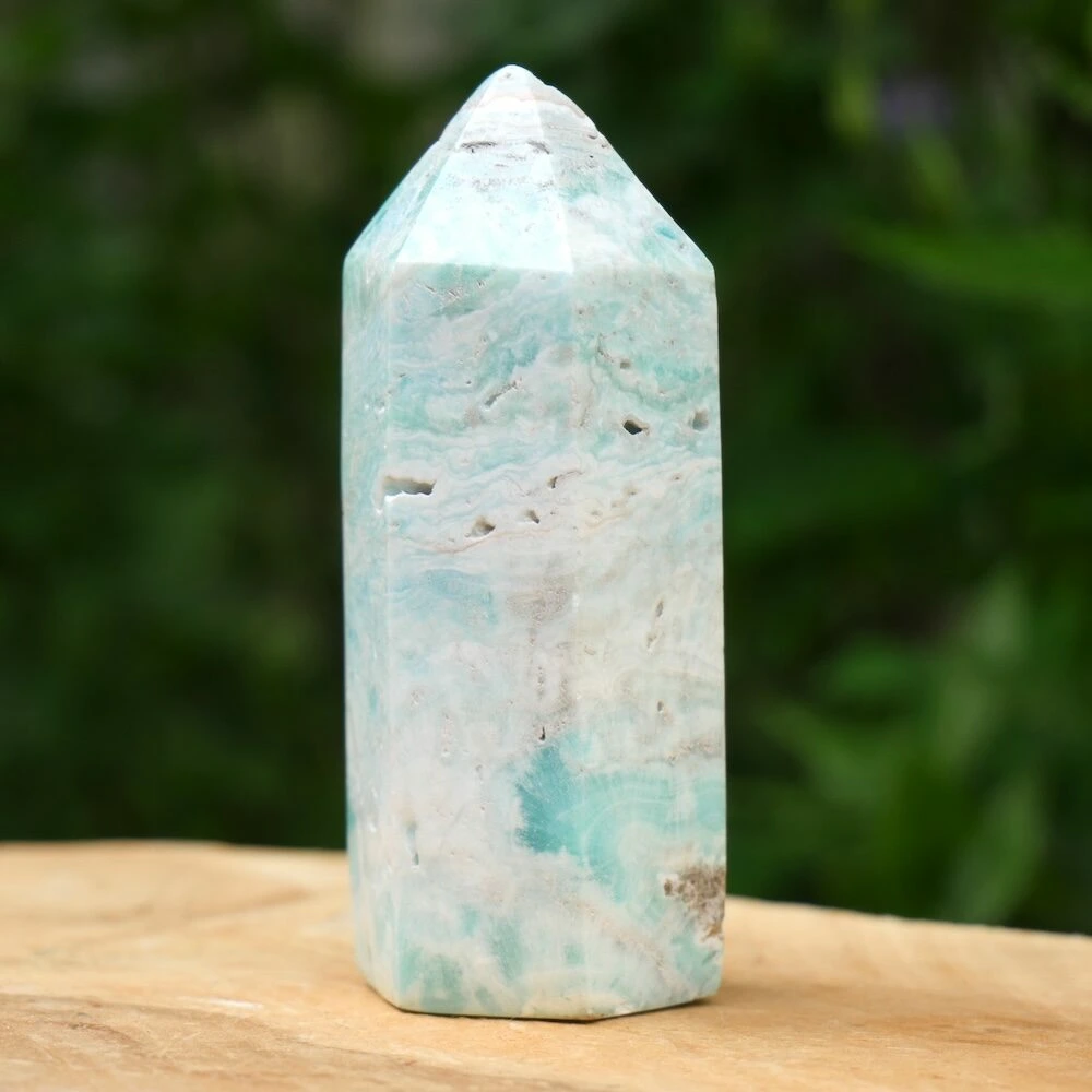 Carribean blue calciet toren 9,5cm