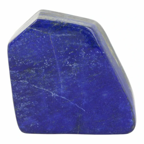 Mooie helderblauwe lapis lazuli vrije vorm van 83mm hoog