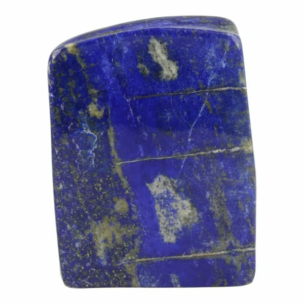 Fraaie blauwe lapis lazuli vrije vorm van bijna 12cm hoog