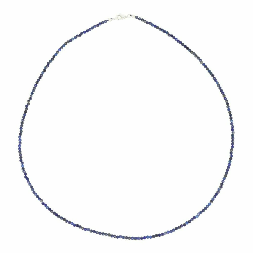 Lapis lazuli ketting 2mm facet geslepen