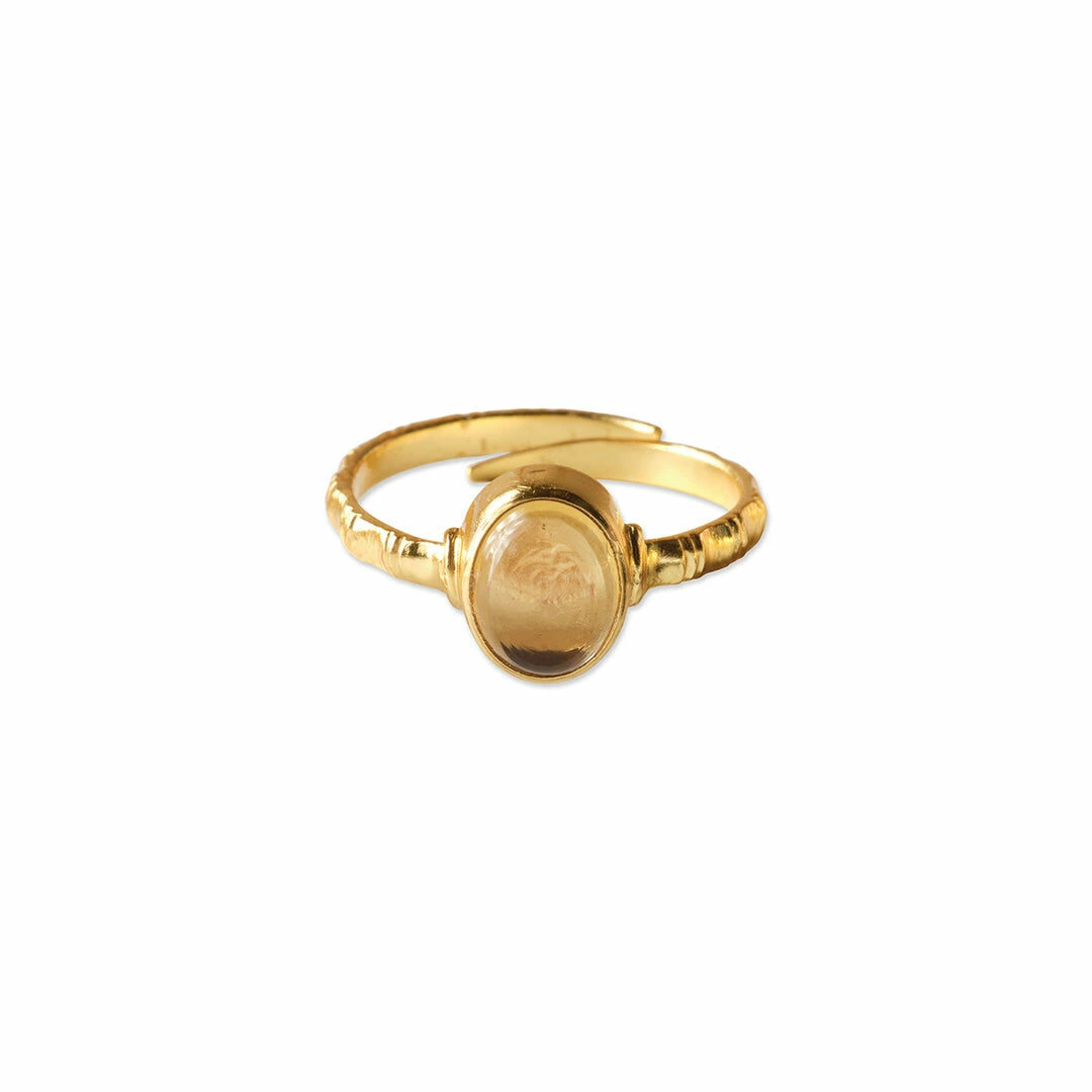 Citrien ring (gebrande amethist) Certain A Beautiful Story