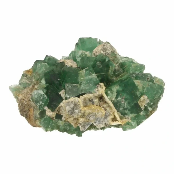 Fraai cluster met daglicht fluoriet nr8 uit Weardale, Engeland
