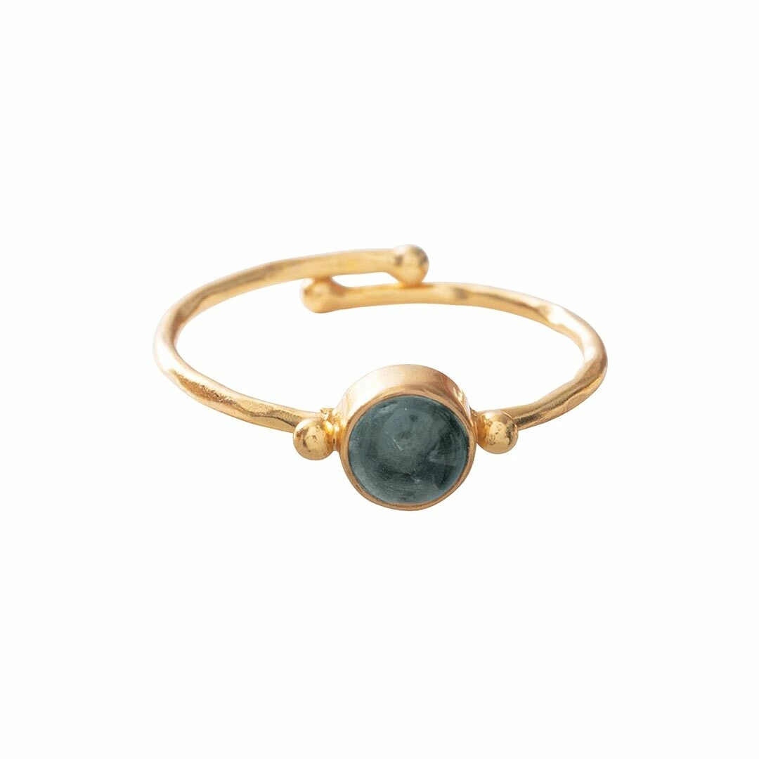 Labradoriet ring Faithful A Beautiful Story