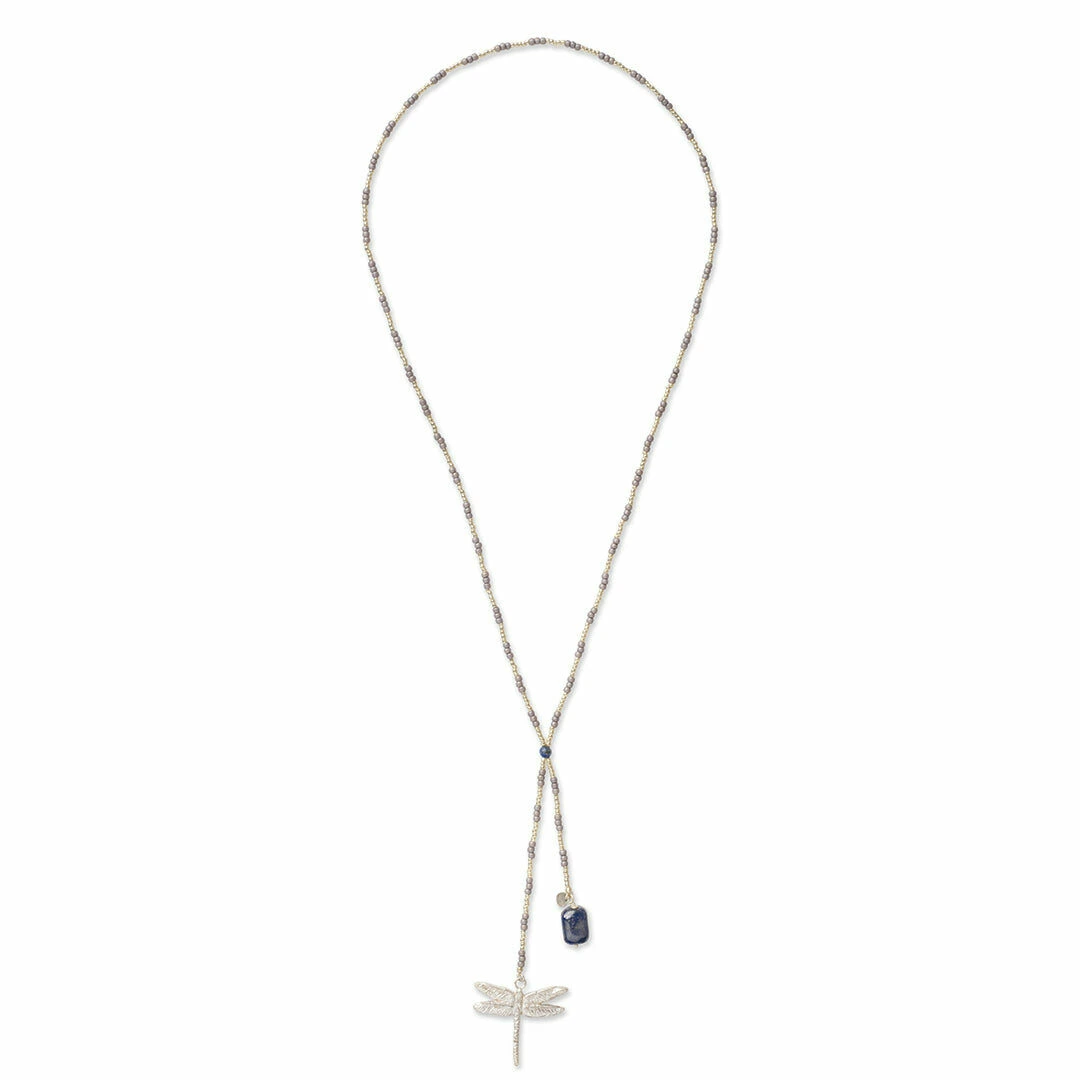 Lapis lazuli ketting 'Entire' zilver A Beautiful Story