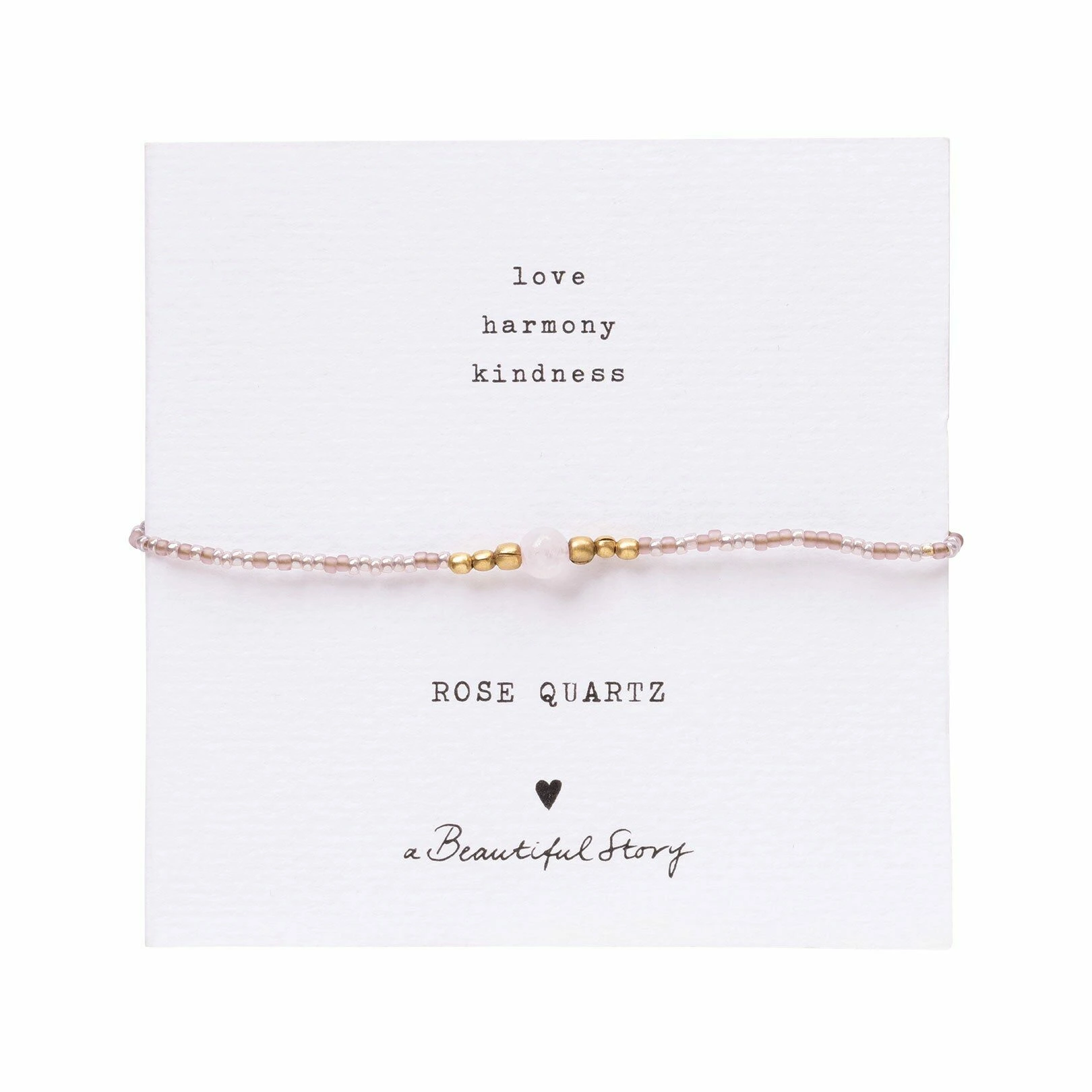 Rozenkwarts armband Iris A Beautiful Story