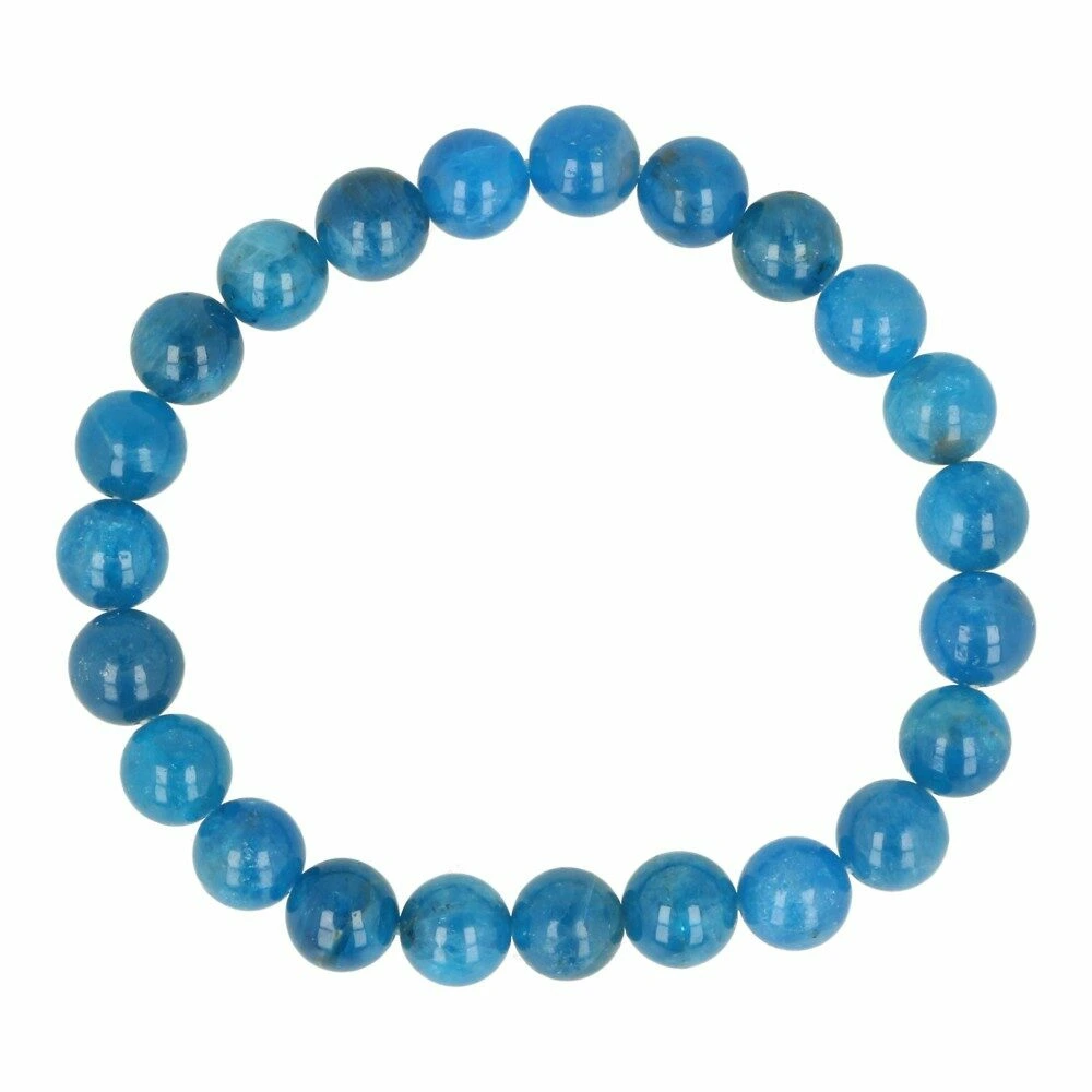 Blauwe apatiet armband 8mm A-kwaliteit