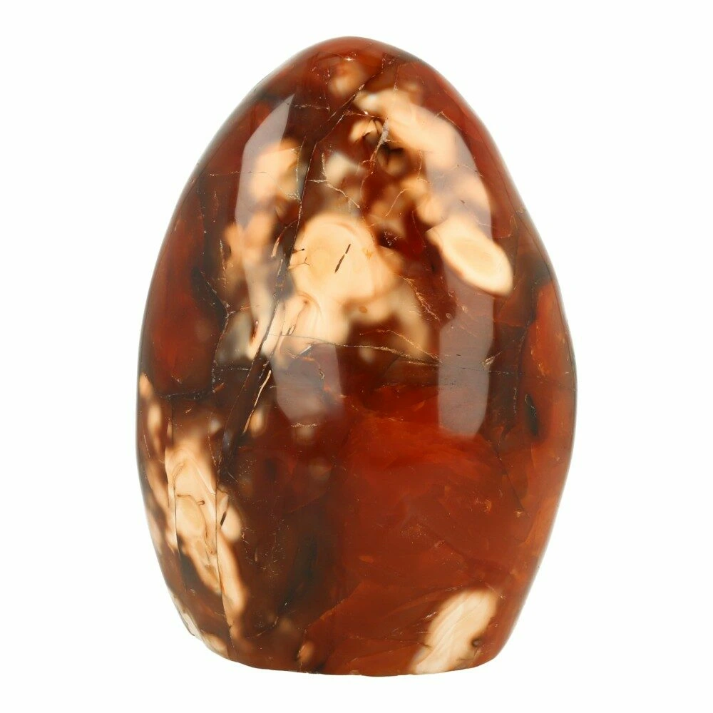 Carneool gepolijste vorm XL 19cm