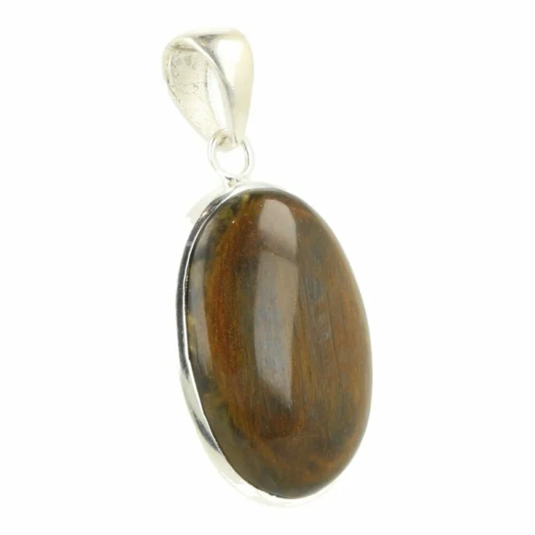 Fraaie pietersiet hanger in zilver nr1