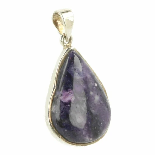 Unieke Tiffany stone hanger in zilver nr3