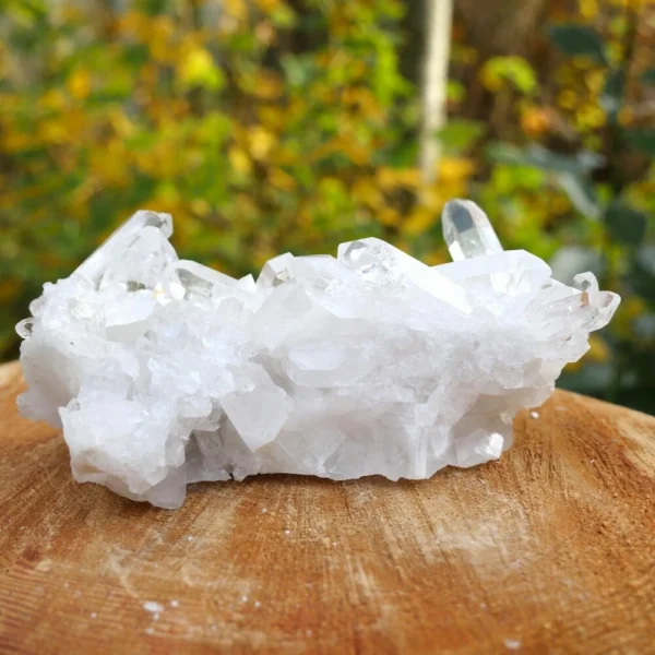 Fraai langwerpig bergkristal cluster BK18 uit Brazilië