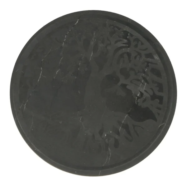 Shungiet laptop beschermer rond levensboom met een diameter van 5cm en plakstrip