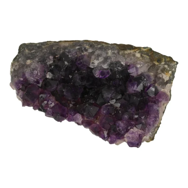 Mooie donkerpaarse amethist ruw nr3 van 11,8cm lang