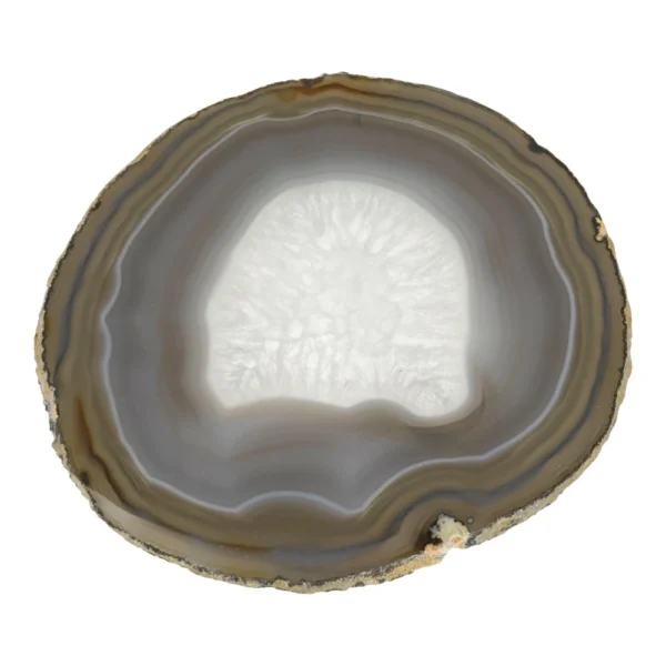 Mooie getekende agaat schijf nr2 uit Brazilië