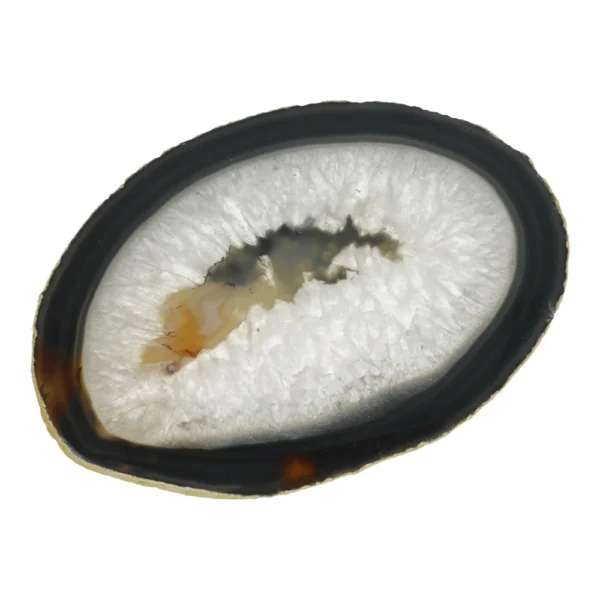 Mooie getekende agaat schijf nr3 uit Brazilië