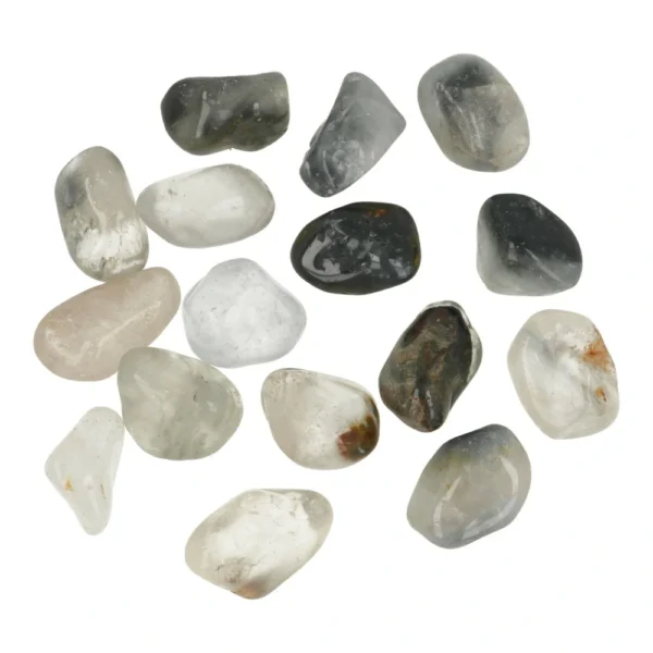 Leuke Blue Tara kwarts trommelsteen van 1,5-2cm lang uit Brazilië