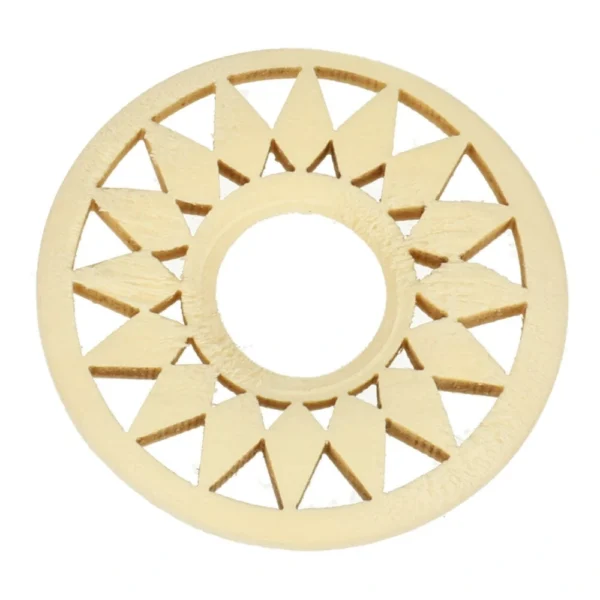 Leuke houten standaard voor een bol, geschikt voor bollen van 3-12cm diameter