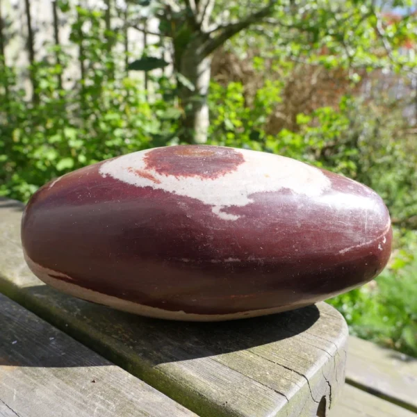 Fijne shiva lingam van 19cm lang uit India