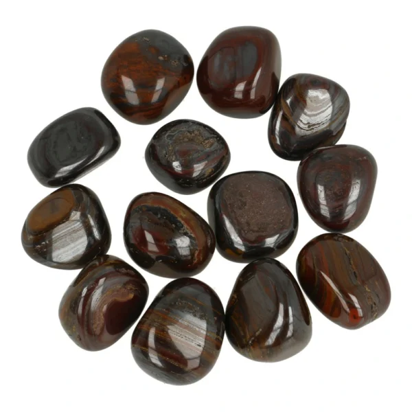 Fraaie tijgerijzer trommelsteen van 2,5-3cm uit Australië