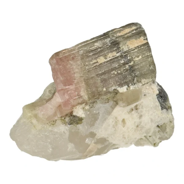 Watermeloen toermalijn kristal nr3 op matrix uit Pakistan