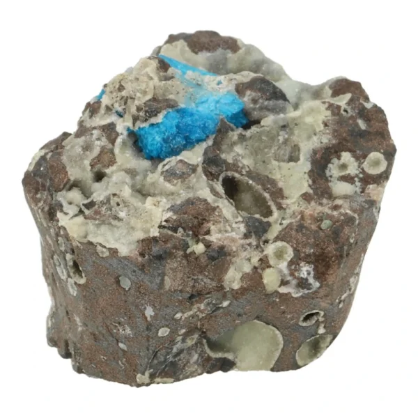 Mooi stukje cavansiet met helderblauw kristal (nr.4)