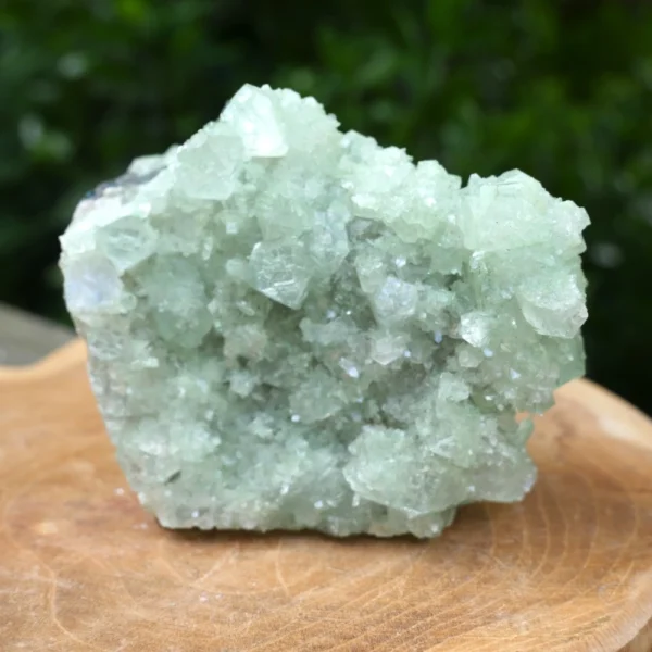 Bijzondere groene apofyliet nr1 uit India