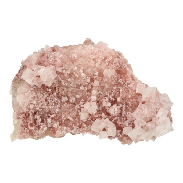 Fraai cluster roze haliet met aan beide zijdes kristallen (nr.4)